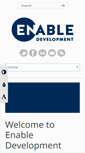 Mobile Screenshot of enabledevelopment.com